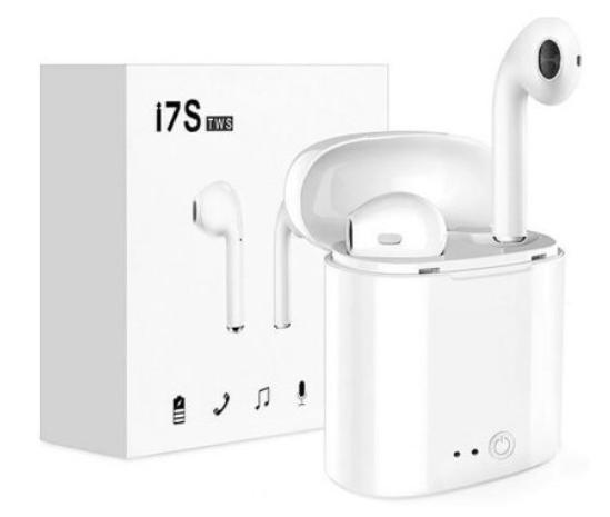 Set casti wireless I7S TWS Bluetooth 4.2